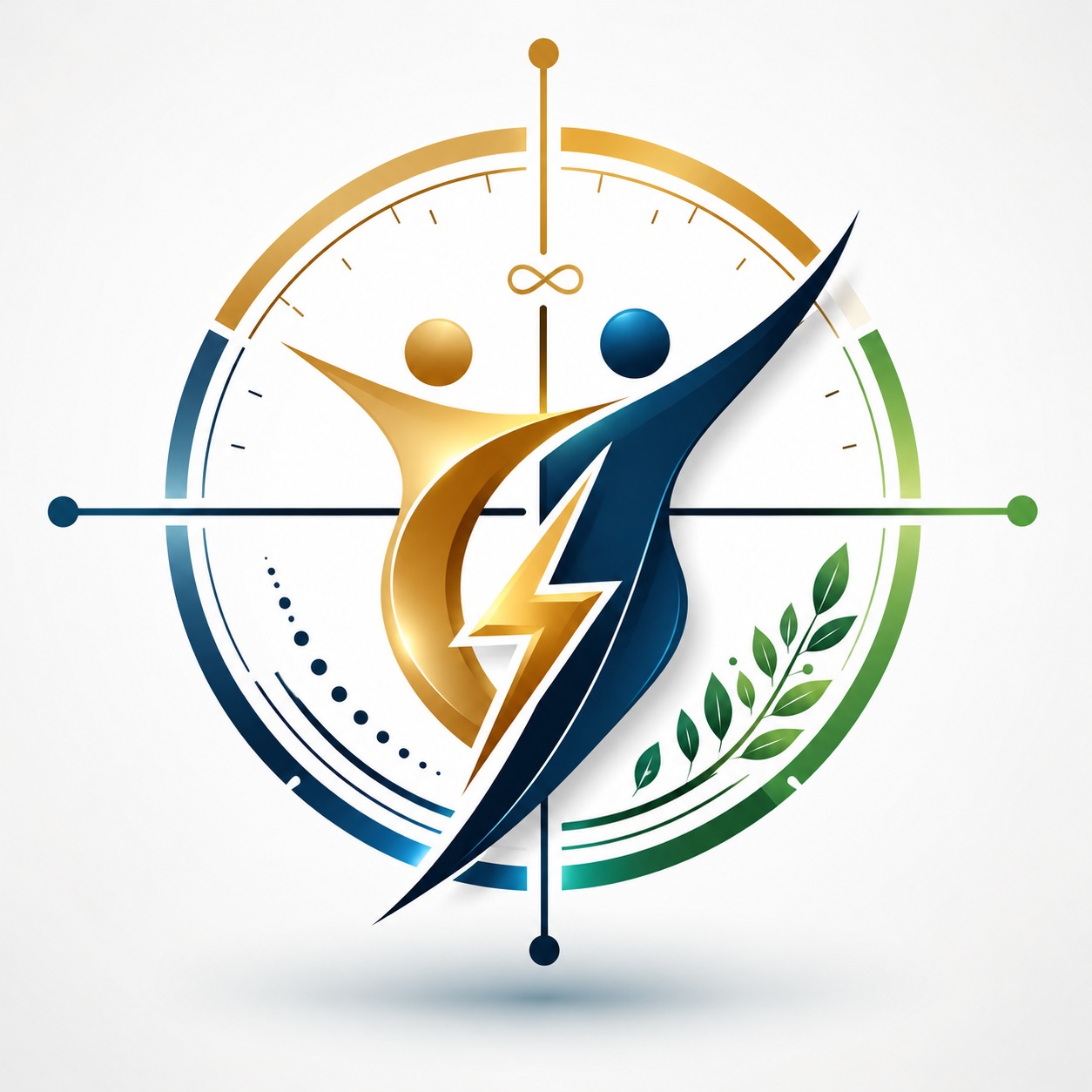 Symbol HomoHumanicus — świadomość czasu, energia i równowaga